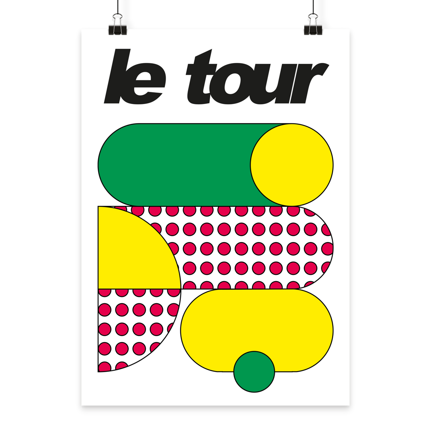 le tour - Poster Din A2 (hoch)