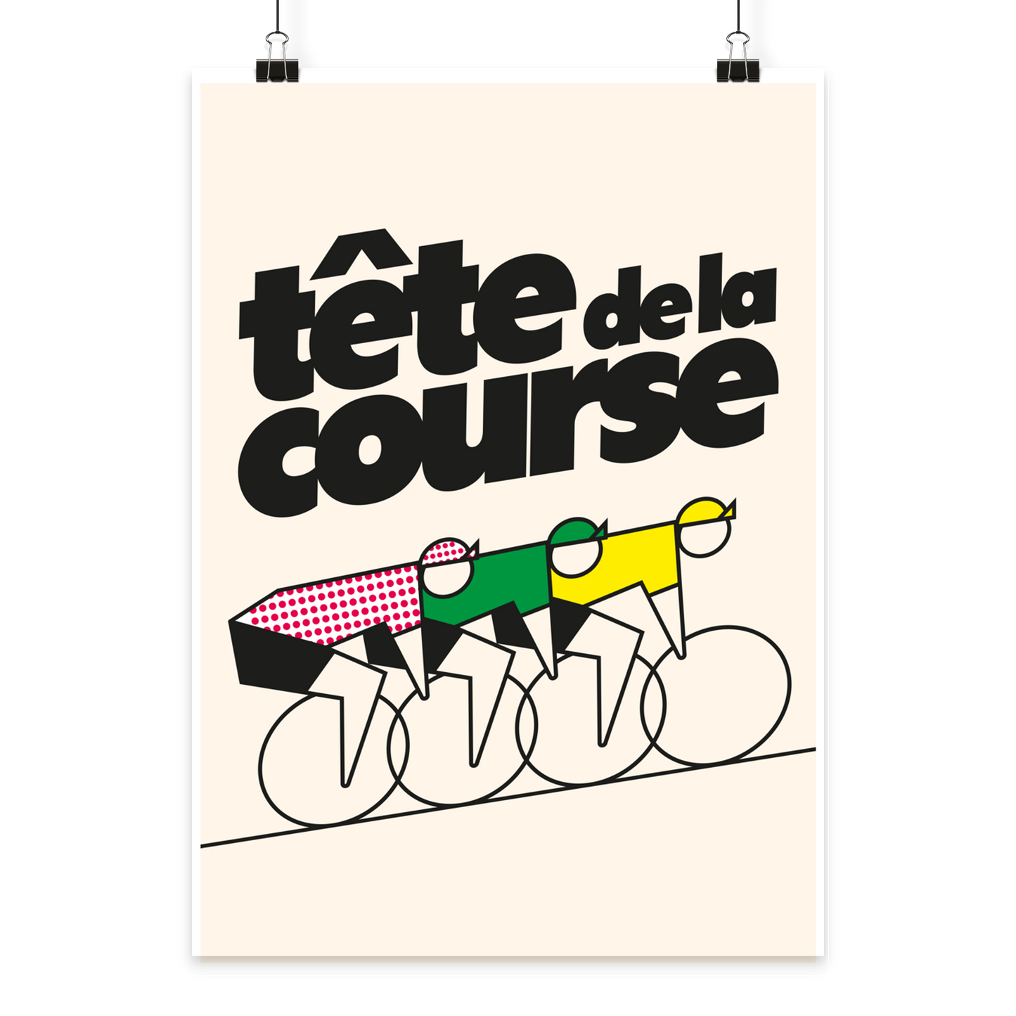 tête de la course - Poster Din A3 (hoch)
