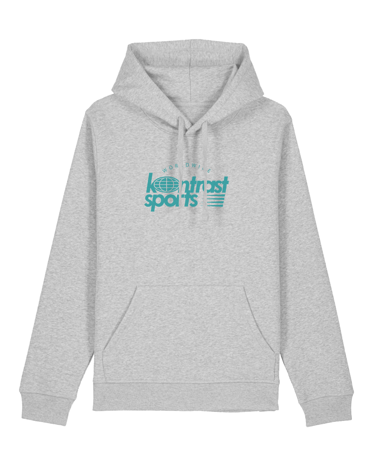 sports hoodie grey (unisex) - Organic Basic Hoodie