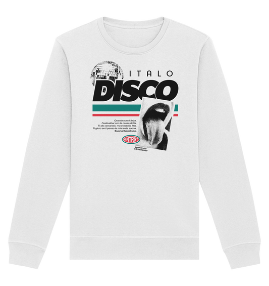 italo disco - Organic Basic Unisex Sweatshirt