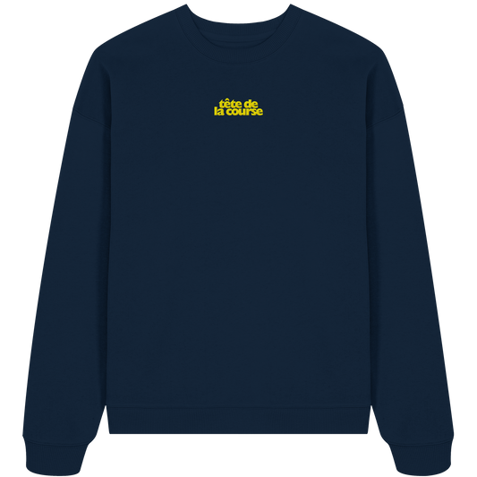 tête de la course - Organic Oversize Sweatshirt (Stick)