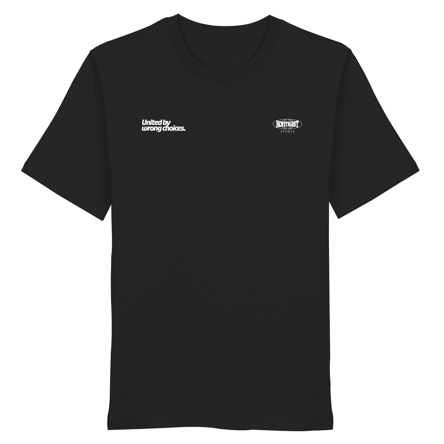 United by bad choices. schwarz - Organic Shirt