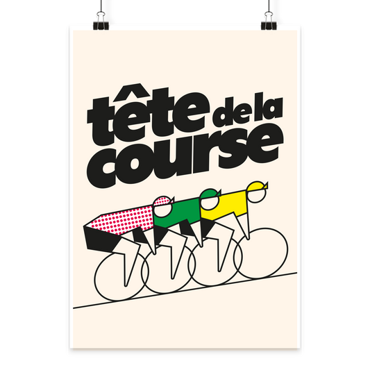 tête de la course - Poster Din A3 (hoch)