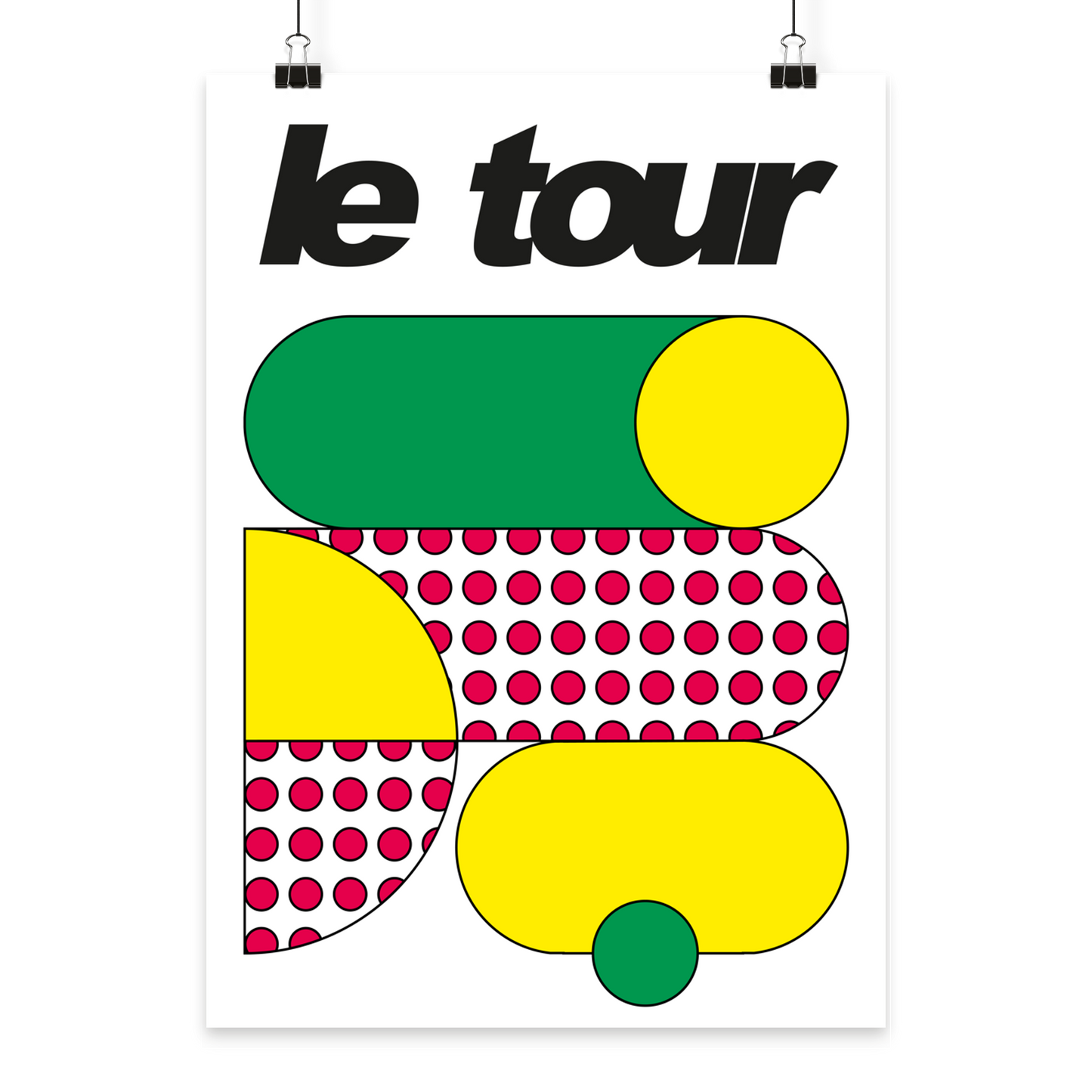 le tour - Poster Din A3 (hoch)